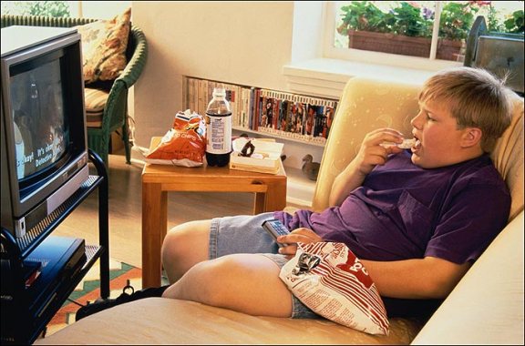 Couch potato kids face higher risks of obesity